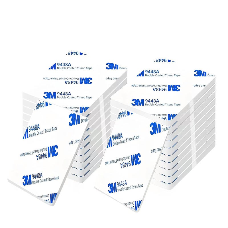 Godmony Double Sided Adhesive Pads,Heavy Duty Mounting Tape,Super-Sticky White Strong Pads,Rectangle Shape 36 Pcs 2 Sided Sticky Waterproof Tape,Removable Double-Sided Foam for Hanging Walls - Image 1